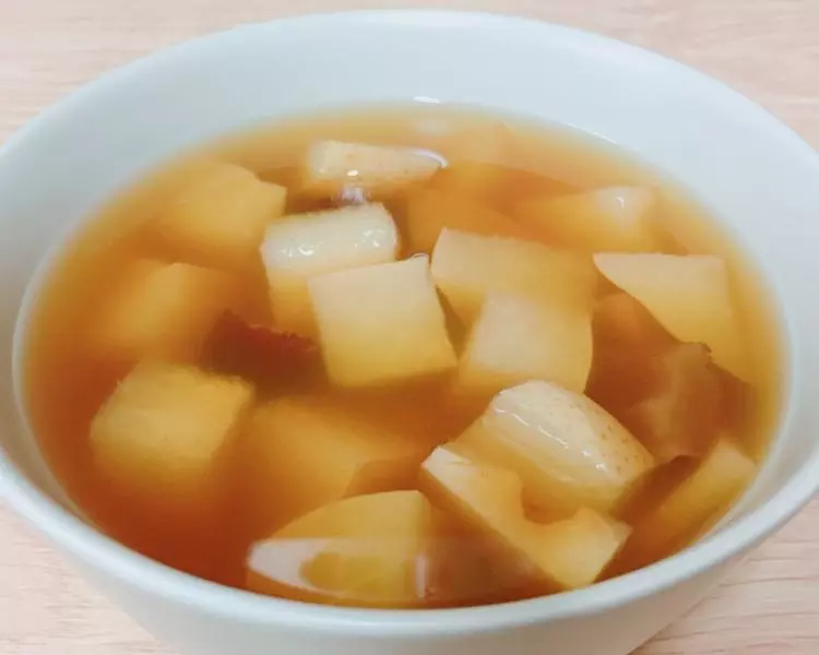 冰糖雪梨紅棗湯（電飯煲版）