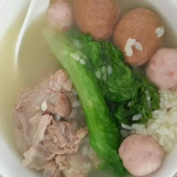 大骨丸子湯飯