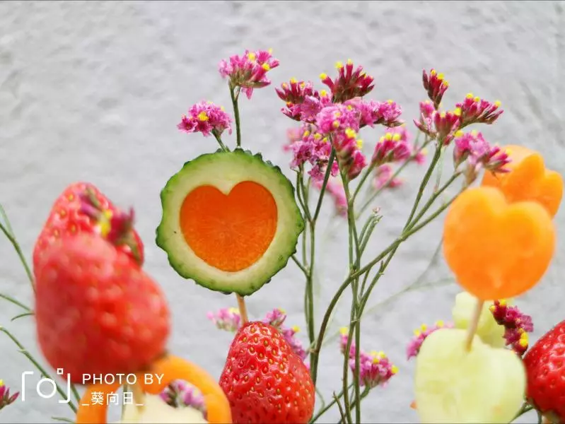 情人节果蔬花束