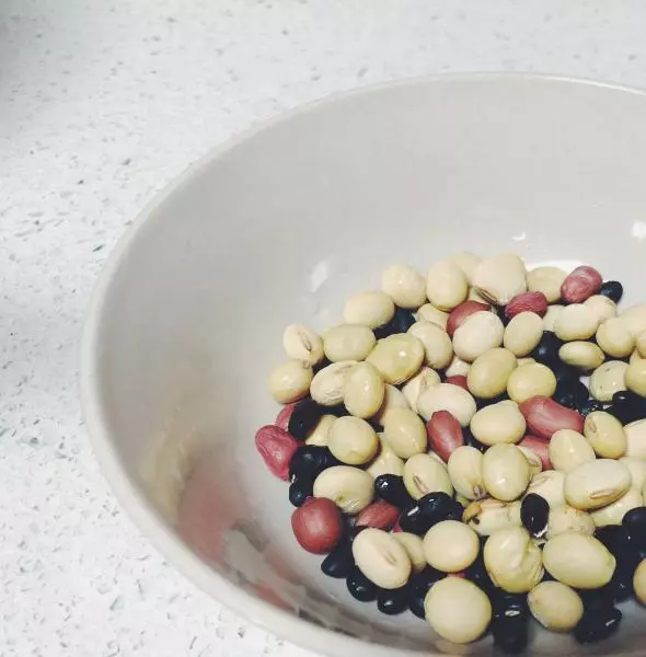 【養生黑豆花生紅棗豆漿】