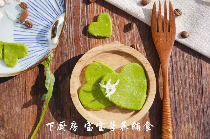 菠菜虾皮软饼