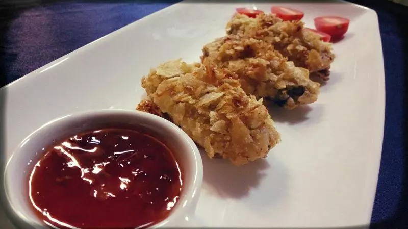 薯碎香酥鸡翅