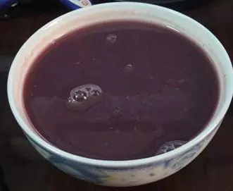 紫薯糯米豆浆