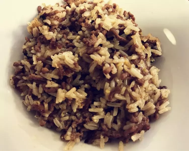 Thai fried rice beef