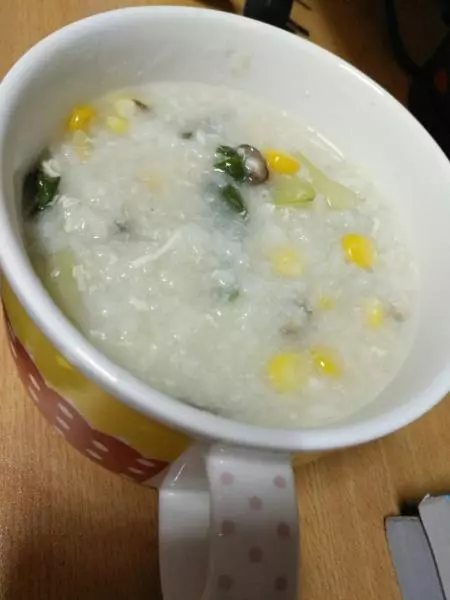 香菇青菜粥