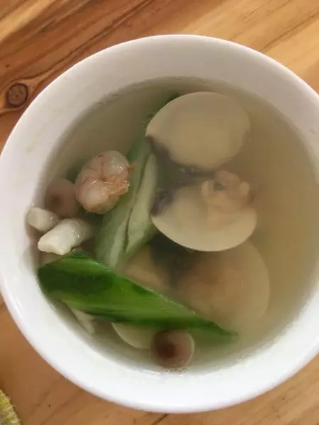 絲瓜白貝湯