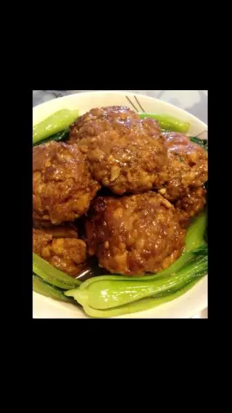 豆腐鲜肉饼