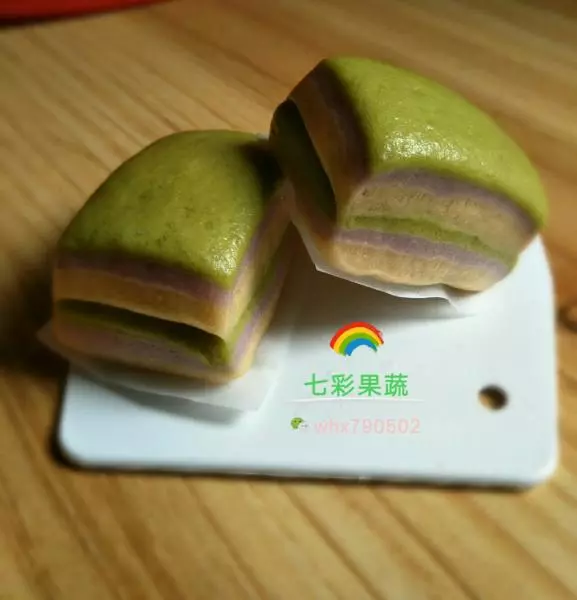 七彩果蔬饅頭