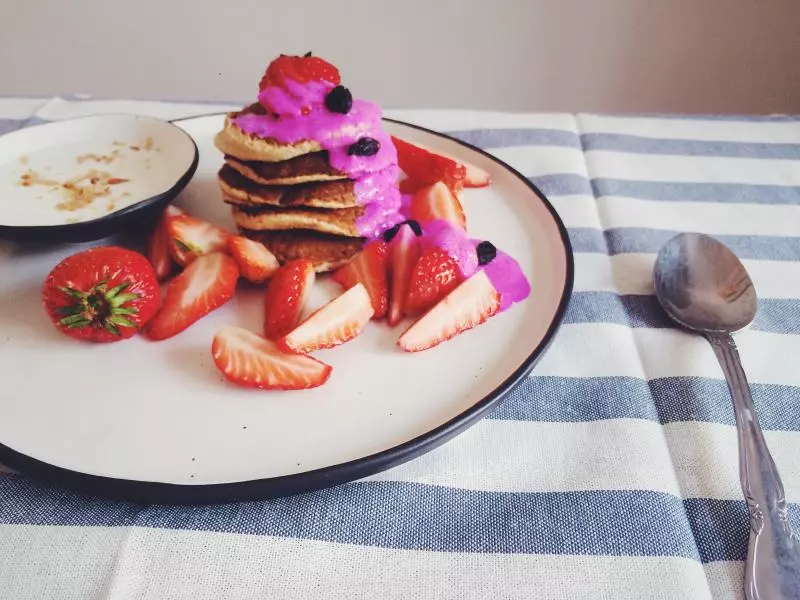 香蕉燕麥pancake（無泡打粉）