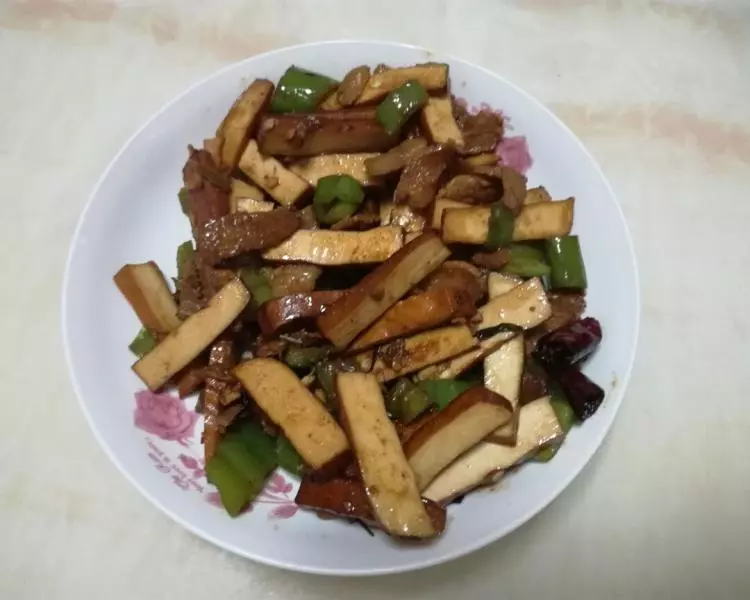 青椒豆乾炒肉