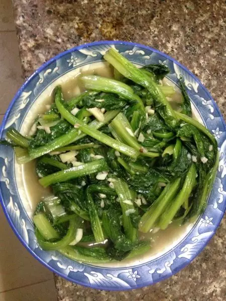 蒜香油麥菜