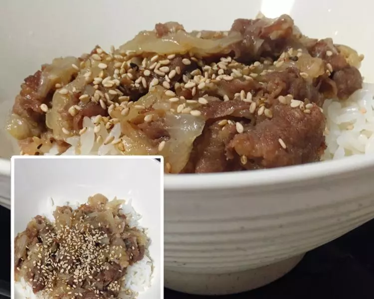 洋葱牛肉丼饭