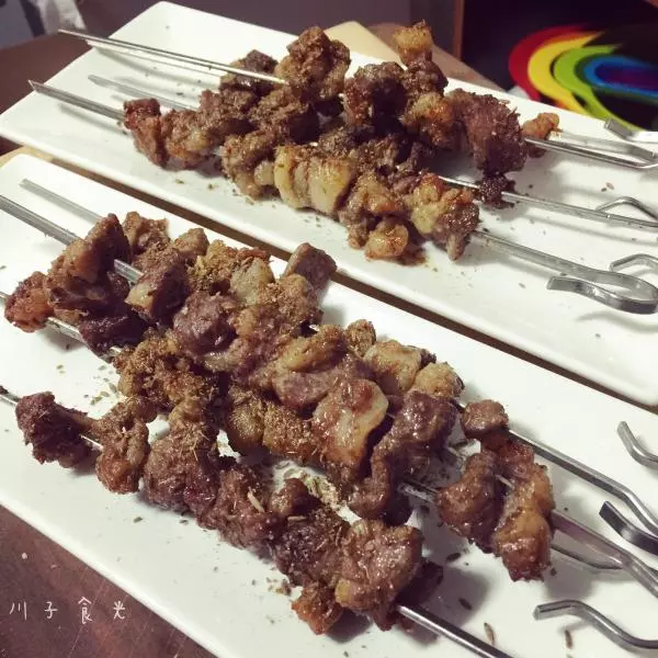 烤箱羊肉串