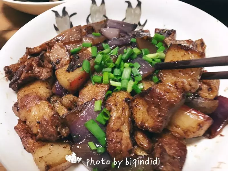 豆瓣醬炒肉（多圖快手菜）