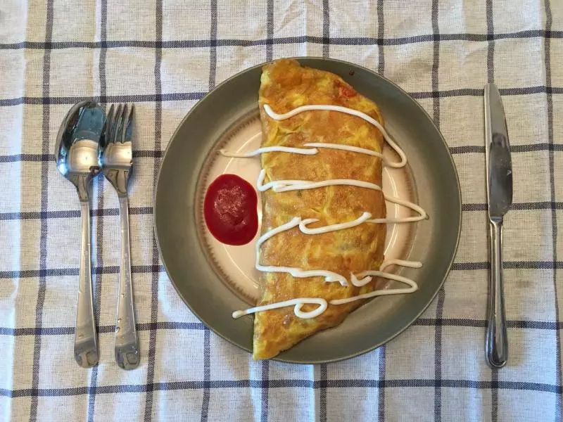 番茄汁蛋包飯