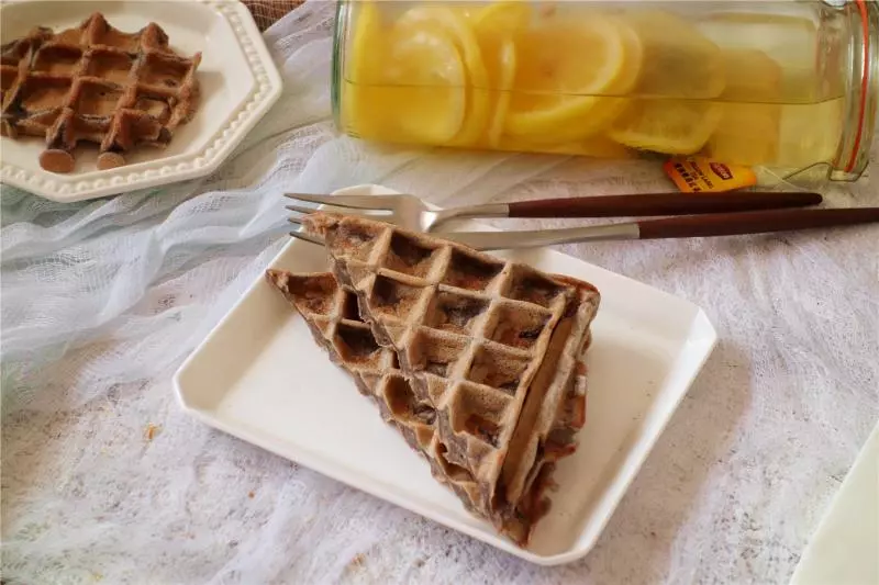 椰子油糯米华夫饼