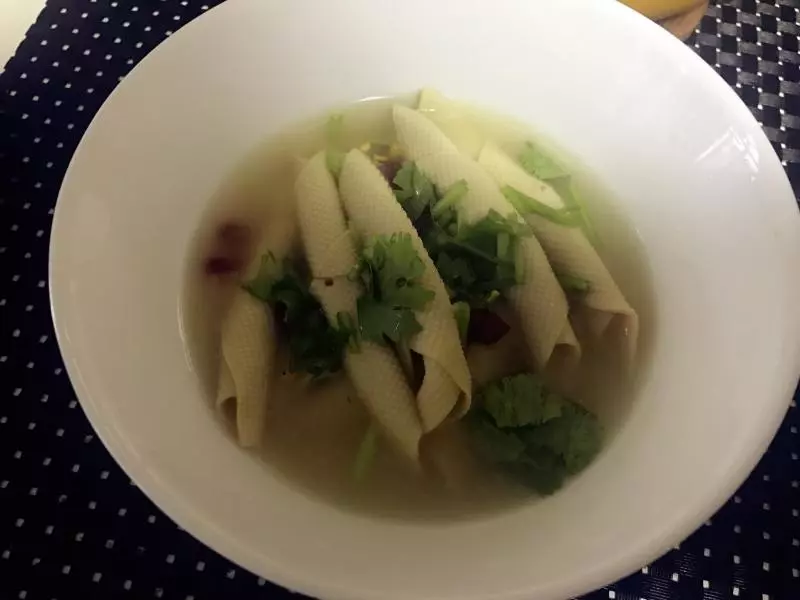 簡易版雞湯豆皮