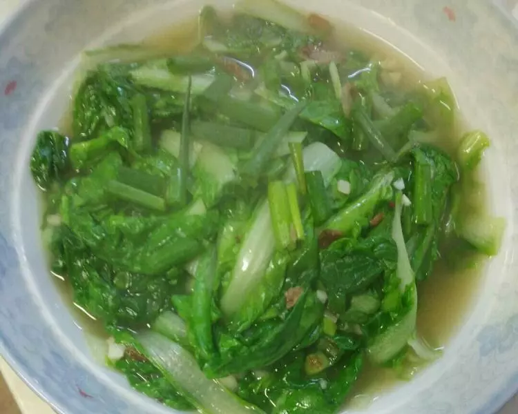 醬油肉炒酸辣雞毛菜