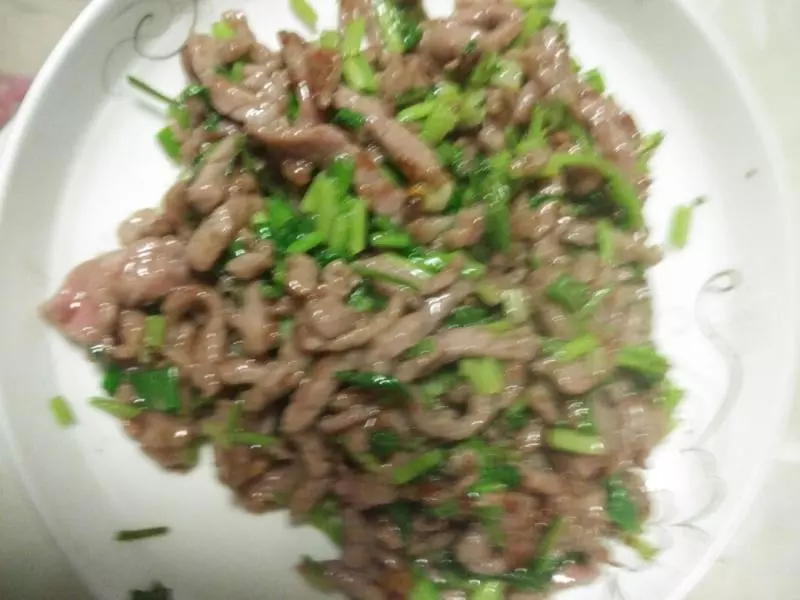 牛肉炒香菜