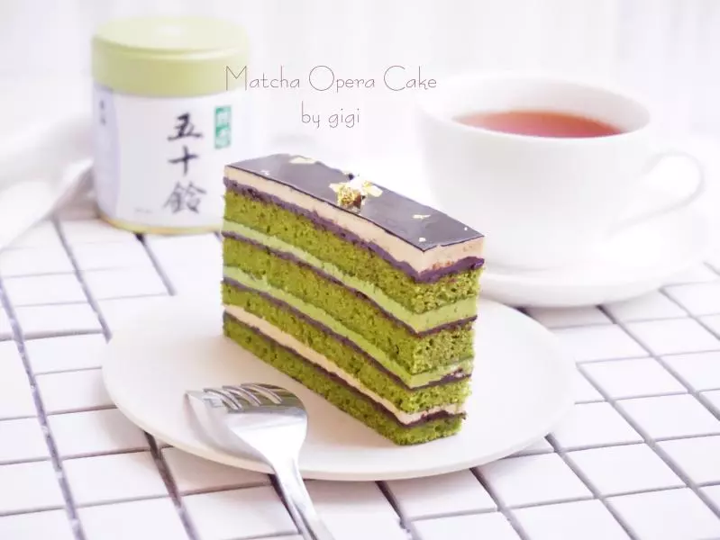 抹茶歌劇院蛋糕Matcha Opera Cake