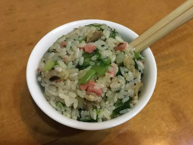 萵筍葉菜飯