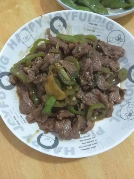 尖椒炒羅漢肉