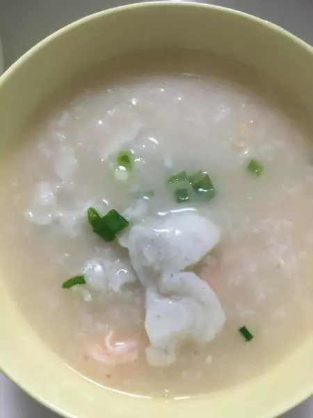 生滚虾球鱼片粥