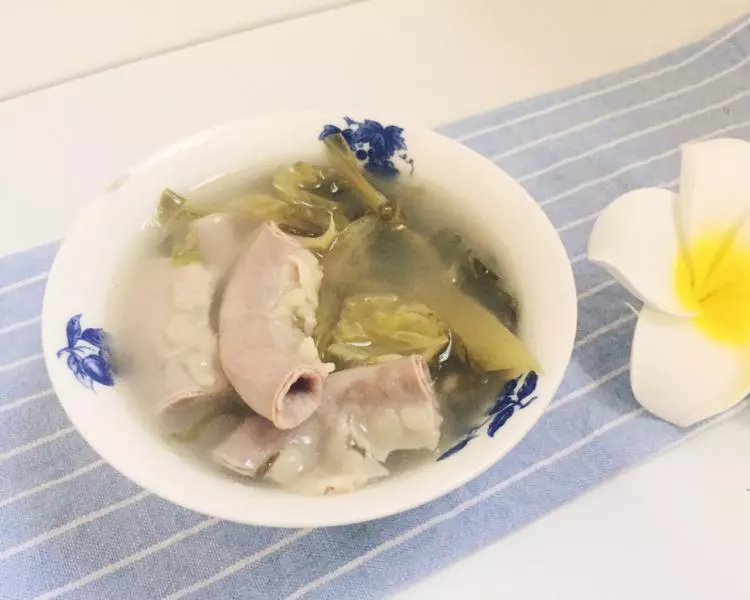 豬粉腸鹹菜湯