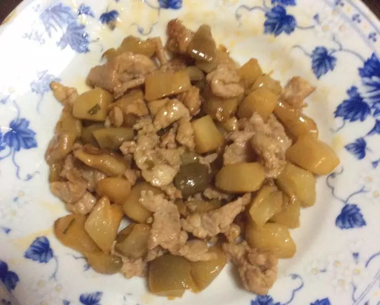 榨菜炒肉絲