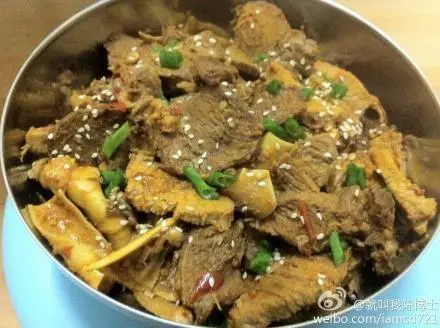 男子漢料理--豆瓣醬炒牛肉