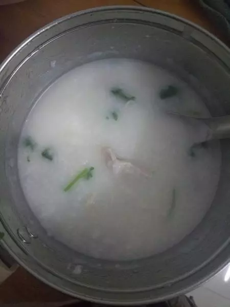 香菜猪肉粥