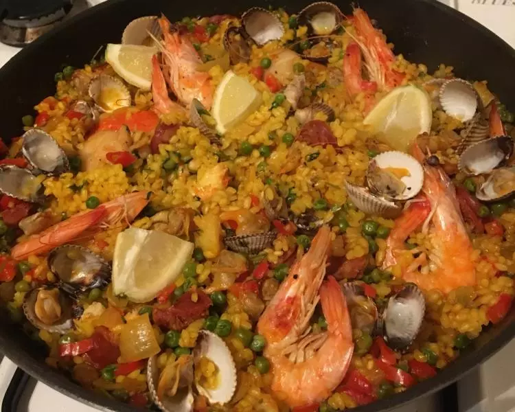 西班牙海鲜饭paella