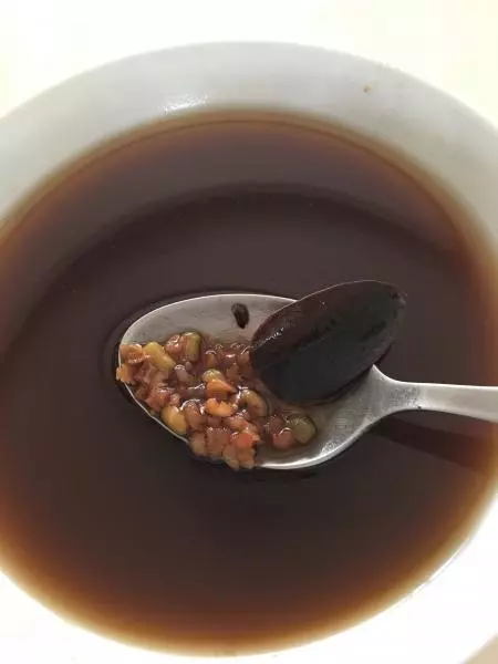 黄丝鸡烂绿豆糖水