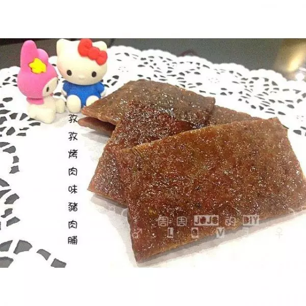 孜孜烤肉味豬肉脯