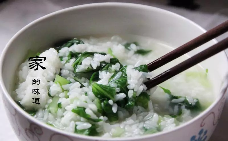 記憶里的青菜泡飯