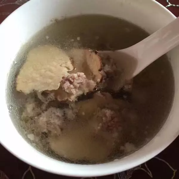 虎乳菌瘦肉湯