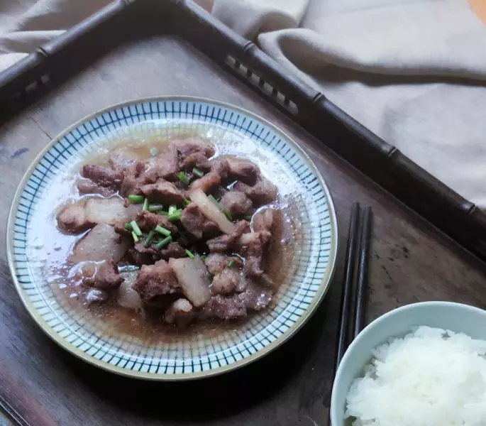 下飯深菜蝦籽醬蒸肉