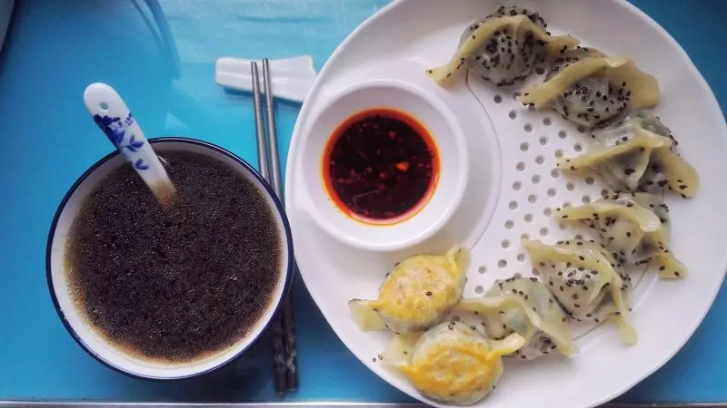 變災為寶，你說了算丨水葫蘆餡餃子&amp;紫菜湯 · 圓滿素食