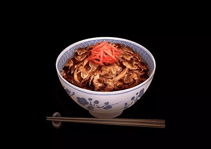 牛めし（牛丼/牛肉蓋澆飯）