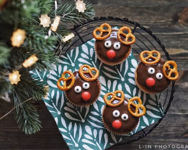 聖誕老人的坐騎 Reindeer Cupcakes