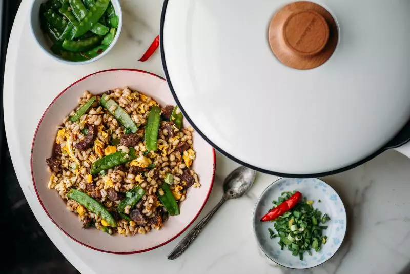 我的輕奢煮藝——燕麥牛肉炒飯