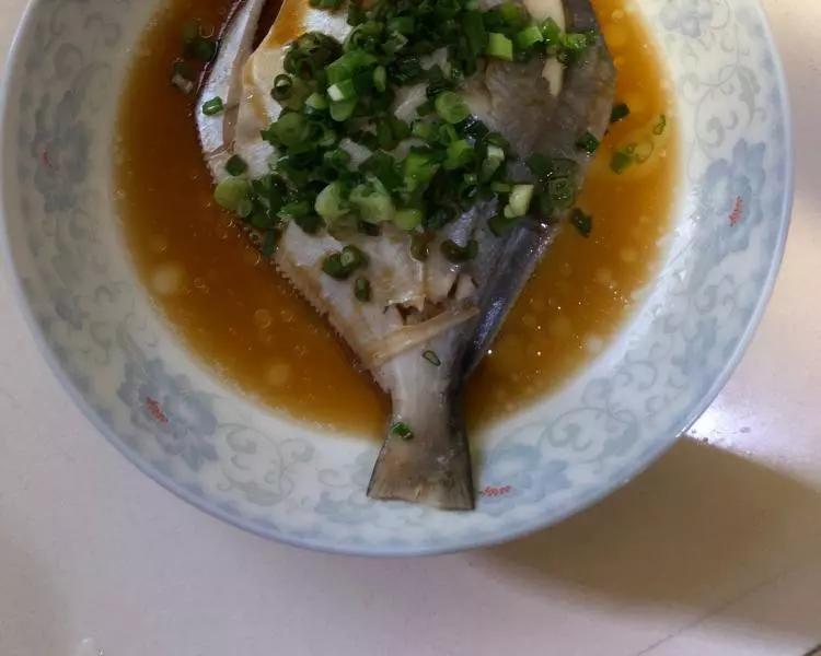 快手蔥油鯧鯿魚