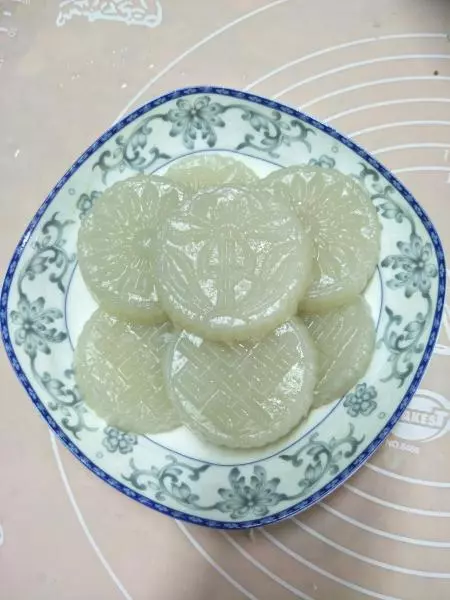 水晶豆沙饼