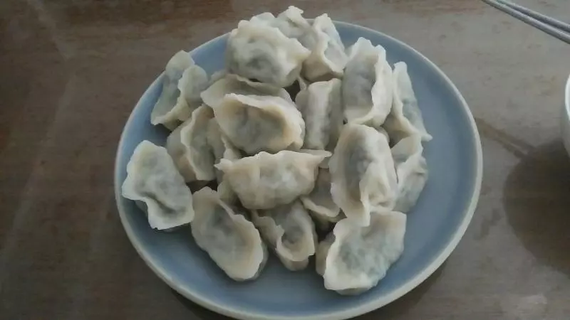 苋菜馅饺子