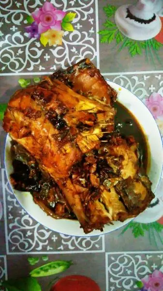 菜鳥級紅燒鰱魚