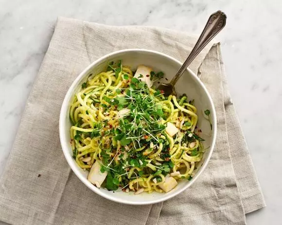 Tahini Zucchini Noodle