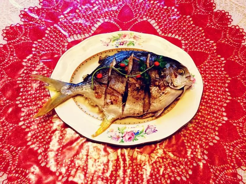 香煎金鯧魚