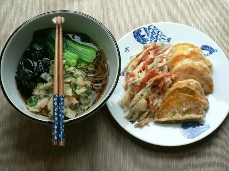 《昨日的美食》之炸蝦蕎麥麵&amp;野菜天婦羅