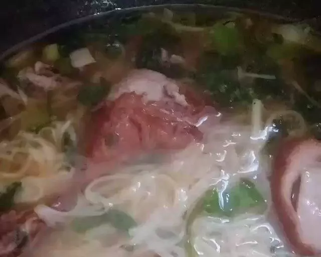 鴨肉麵線