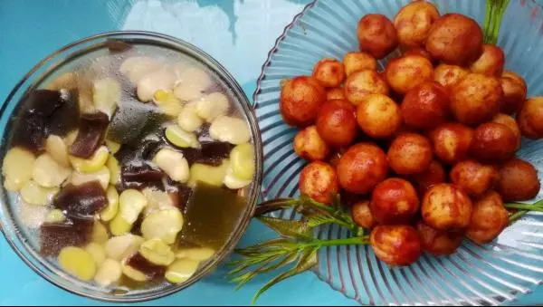 酱土豆&amp;酸菜蚕豆汤· 圆满素食